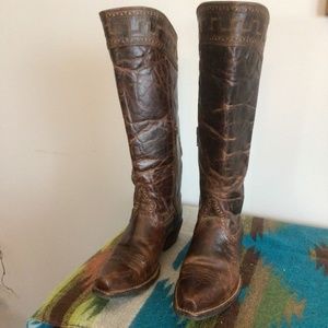 Ariat Sahara Distressed Brown Leather Boots